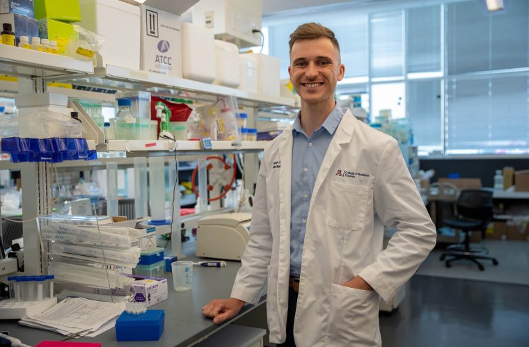 Second-year MD/PhD student, Dominic Julian Second-year MD/PhD student, Dominic Julian