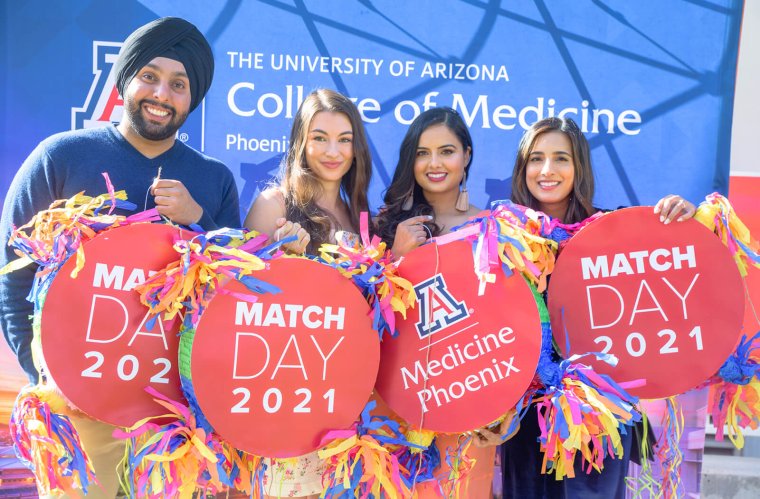 Medical Students Pick Up Their Matches Prior to the Class of 2021 Virtual Match Day Medical Students Pick Up Their Matches Prior to the Class of 2021 Virtual Match Day