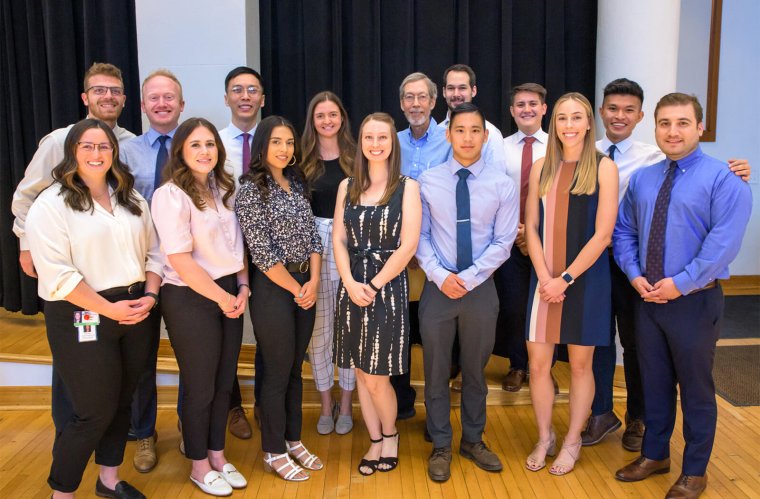 The MD/MPH Students at Senior Celebration The MD/MPH Students at Senior Celebration