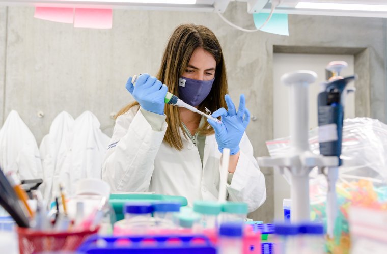 Lauren MacDonnell, a research professional, works in the Translational Cardiovascular Research Center Lauren MacDonnell, a research professional, works in the Translational Cardiovascular Research Center