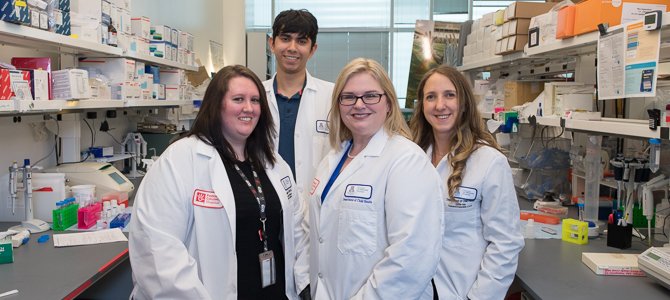 Theresa Thomas, PhD, and Her Research Team Theresa Thomas, PhD, and Her Research Team