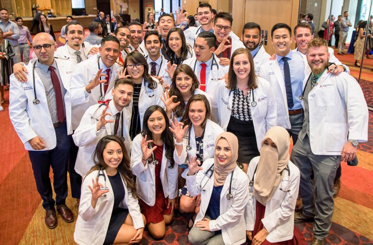 The Class of 2023 at Their White Coat Ceremony The Class of 2023 at Their White Coat Ceremony