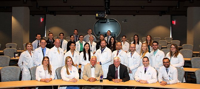 Staff of the General Surgical Residency in Banner's Amphitheater